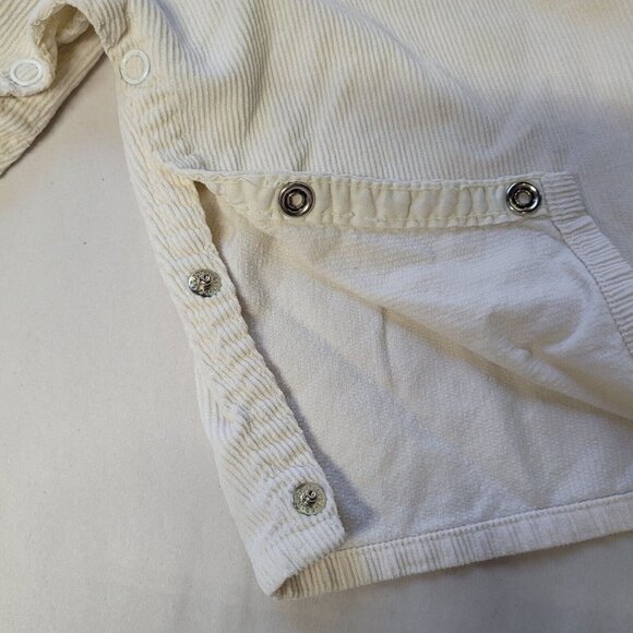 Vintage Crawler Grace 1950s Toddler/Infant Corduroy Embroidered Overalls - Picture 9 of 10